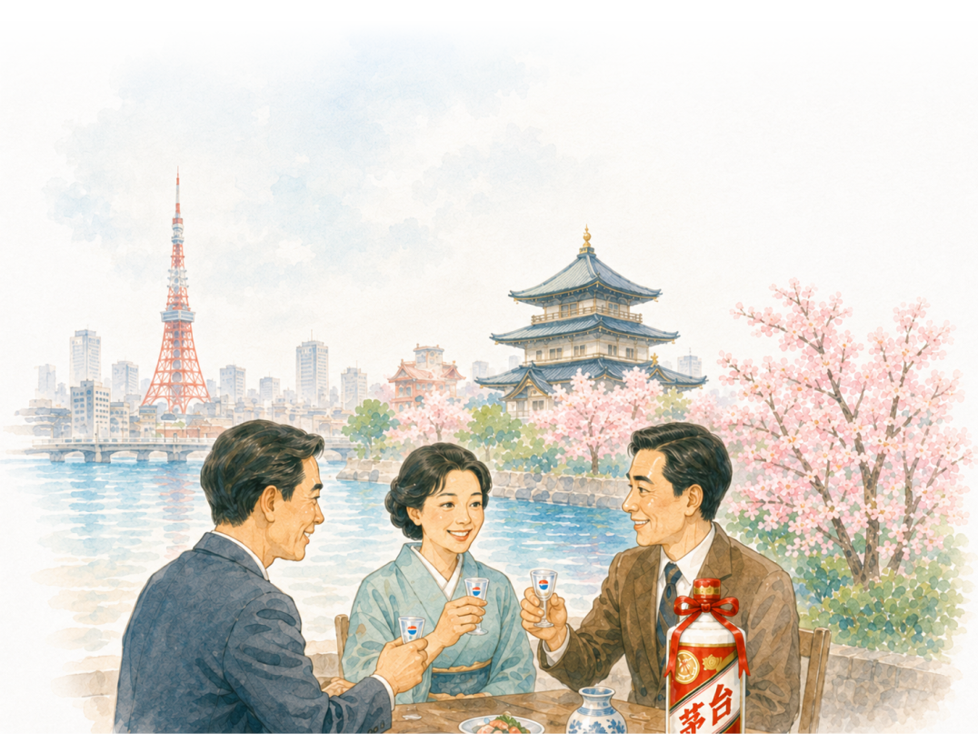 1973年 茅台と日本の出会い